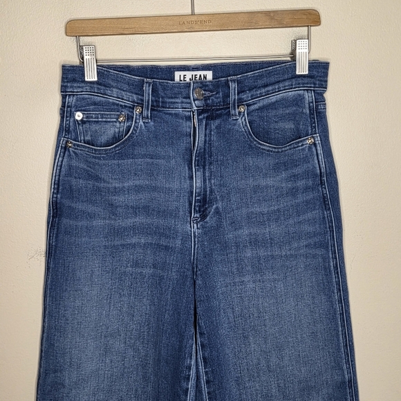 Le Jean | Rosie Wide Leg High Rise Crop Culotte Jeans Size 27 - Picture 5 of 9